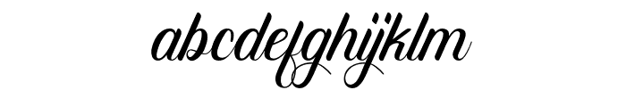Regina Script Font LOWERCASE