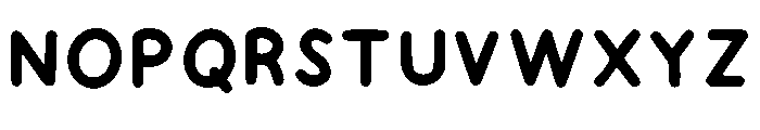 Regine Chubby Font Regular Font UPPERCASE