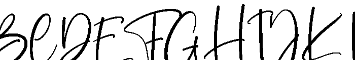 Regular1 Font UPPERCASE
