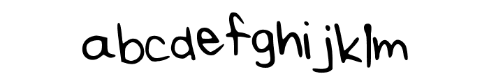 Rei_s_Handwriting_Medium Font LOWERCASE