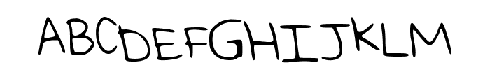 Rei_s_Handwriting_Thin Font UPPERCASE
