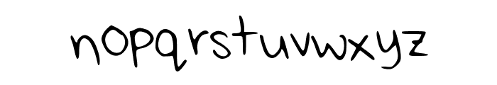 Rei_s_Handwriting_Thin Font LOWERCASE