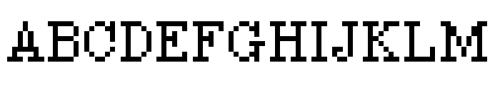 Reindeer Modern Regular Font UPPERCASE