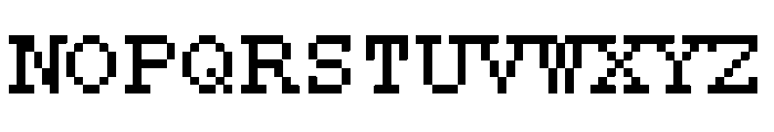 Reindeer Typewriter Regular Font UPPERCASE