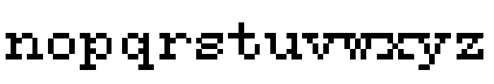 Reindeer Typewriter Regular Font LOWERCASE