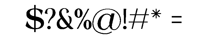 Rekova Marove Regular Font OTHER CHARS