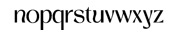 Rekova Marove Regular Font LOWERCASE
