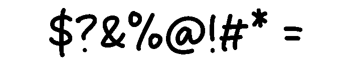 Relax Study Font OTHER CHARS