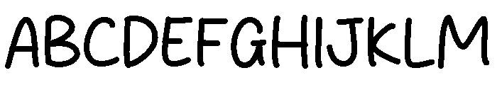 Relax Study Font UPPERCASE