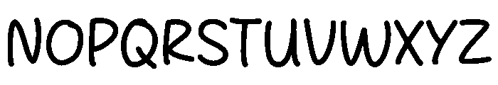 Relax Study Font UPPERCASE