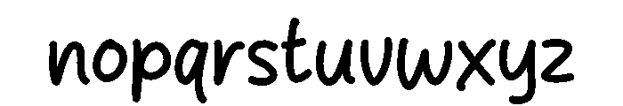 Relax Study Font LOWERCASE