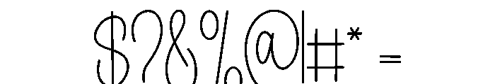 Relaxing2 Font OTHER CHARS