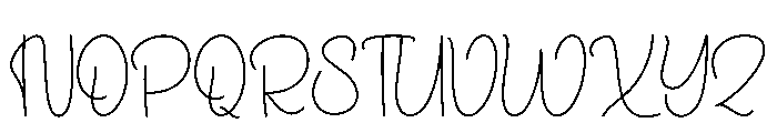 Relaxing2 Font UPPERCASE
