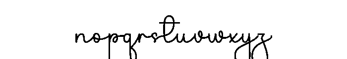 Relaxing2 Font LOWERCASE