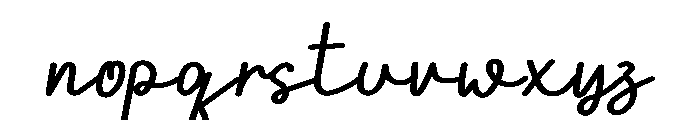 Reliance Font LOWERCASE