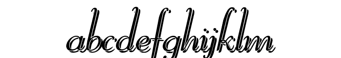 Reliant Shadow Free Font LOWERCASE