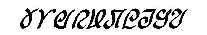 Rellanic Bold Italic Font OTHER CHARS