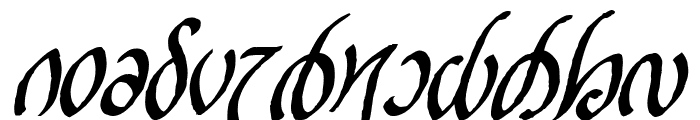 Rellanic Bold Italic Font LOWERCASE