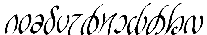 Rellanic Italic Font UPPERCASE