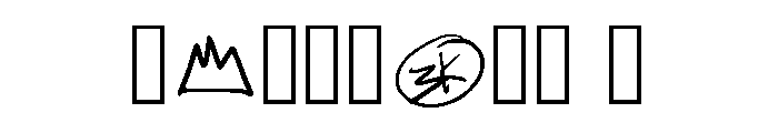 Remain3k Symbolic Regular Font OTHER CHARS
