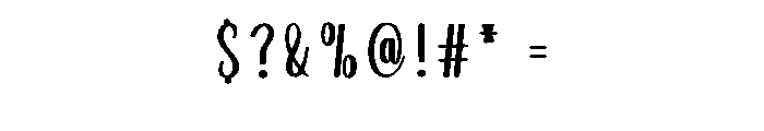 Remember Party Font OTHER CHARS
