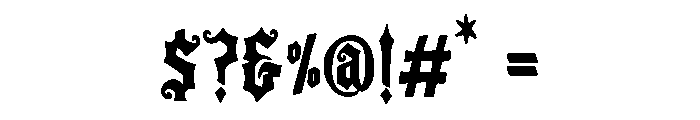 Renacimiento Extremo Font OTHER CHARS