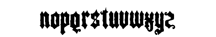 Renacimiento Extremo Font LOWERCASE