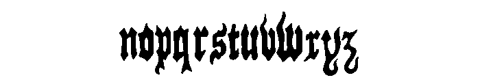 Renacimiento Prospero Font LOWERCASE