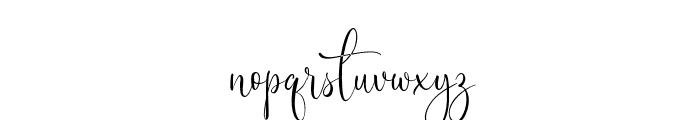 RendezvowsFREE Font LOWERCASE
