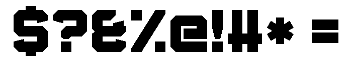 Renegade Pursuit Font OTHER CHARS