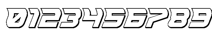Renegent 3D Font OTHER CHARS
