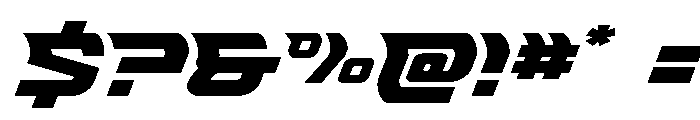 Renegent Expanded Font OTHER CHARS