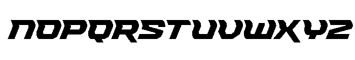 Renegent Expanded Font LOWERCASE