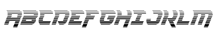 Renegent Gradient Font UPPERCASE
