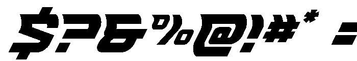 Renegent Italic Font OTHER CHARS