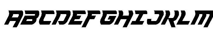 Renegent Italic Font UPPERCASE