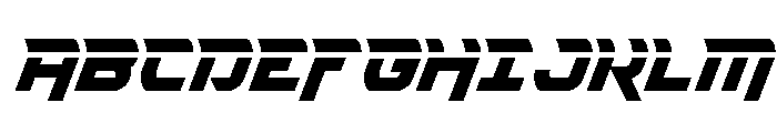 Renegent Laser Font UPPERCASE