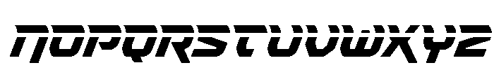 Renegent Laser Font UPPERCASE