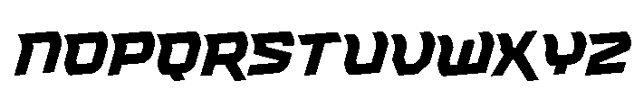 Renegent Rotated Font LOWERCASE