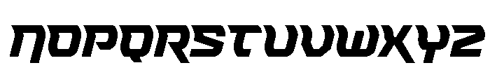 Renegent Semi-Straight Font UPPERCASE