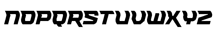 Renegent Semi-Straight Font LOWERCASE