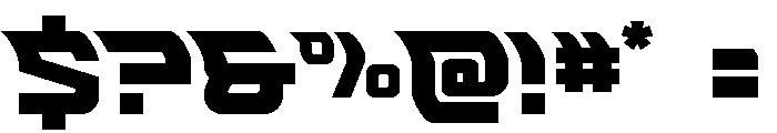Renegent Straight Font OTHER CHARS