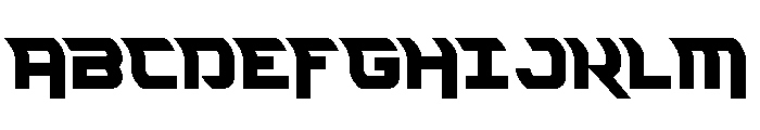 Renegent Straight Font UPPERCASE