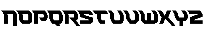 Renegent Straight Font UPPERCASE