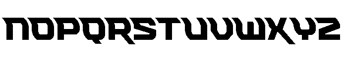 Renegent Straight Font LOWERCASE