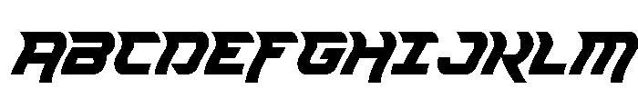 Renegent Warped Font UPPERCASE