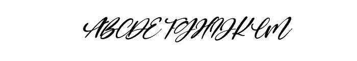 Renesmee Italic Font UPPERCASE
