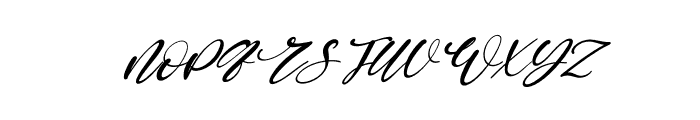 Renesmee Italic Font UPPERCASE