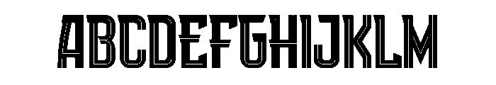 Rennes Personal II Font UPPERCASE