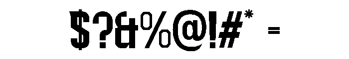 Rennes Personal Use II Font OTHER CHARS
